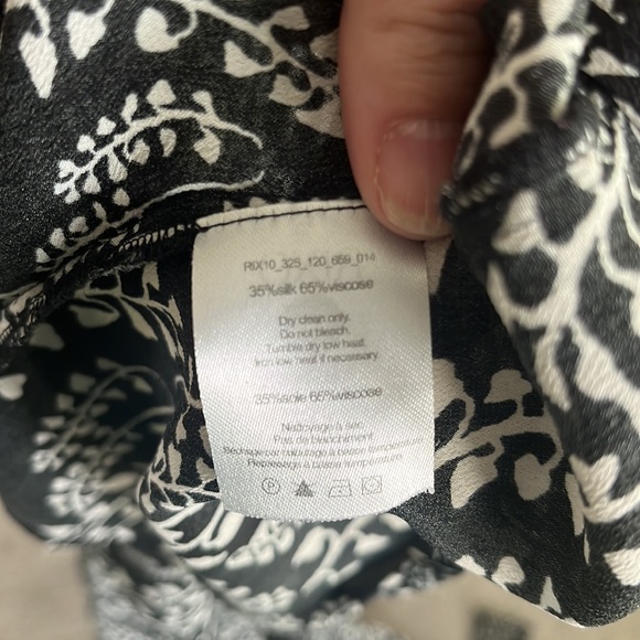 RIXO Marie Dress - Tree Roots Black & Cream - Picture 12 of 12